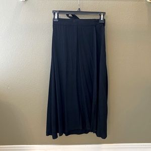 American apparel black wrap skirt